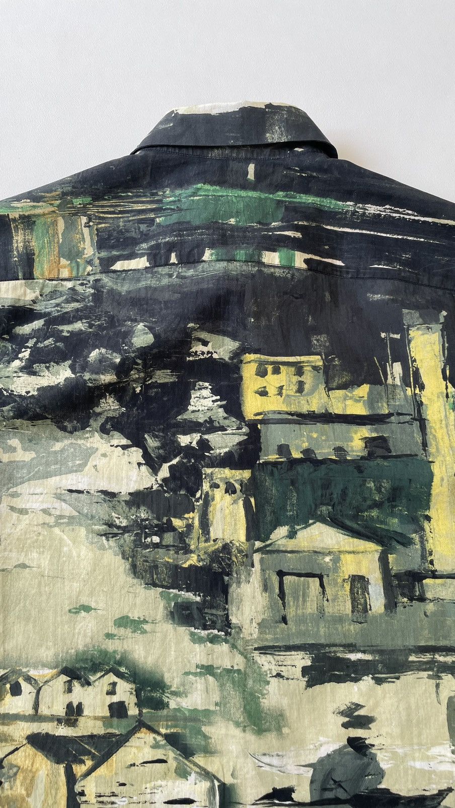 Prada A/W 17 Green ‘Village’ Print Cotton Shirt Size US M / EU 48-50 / 2 - 15 Thumbnail