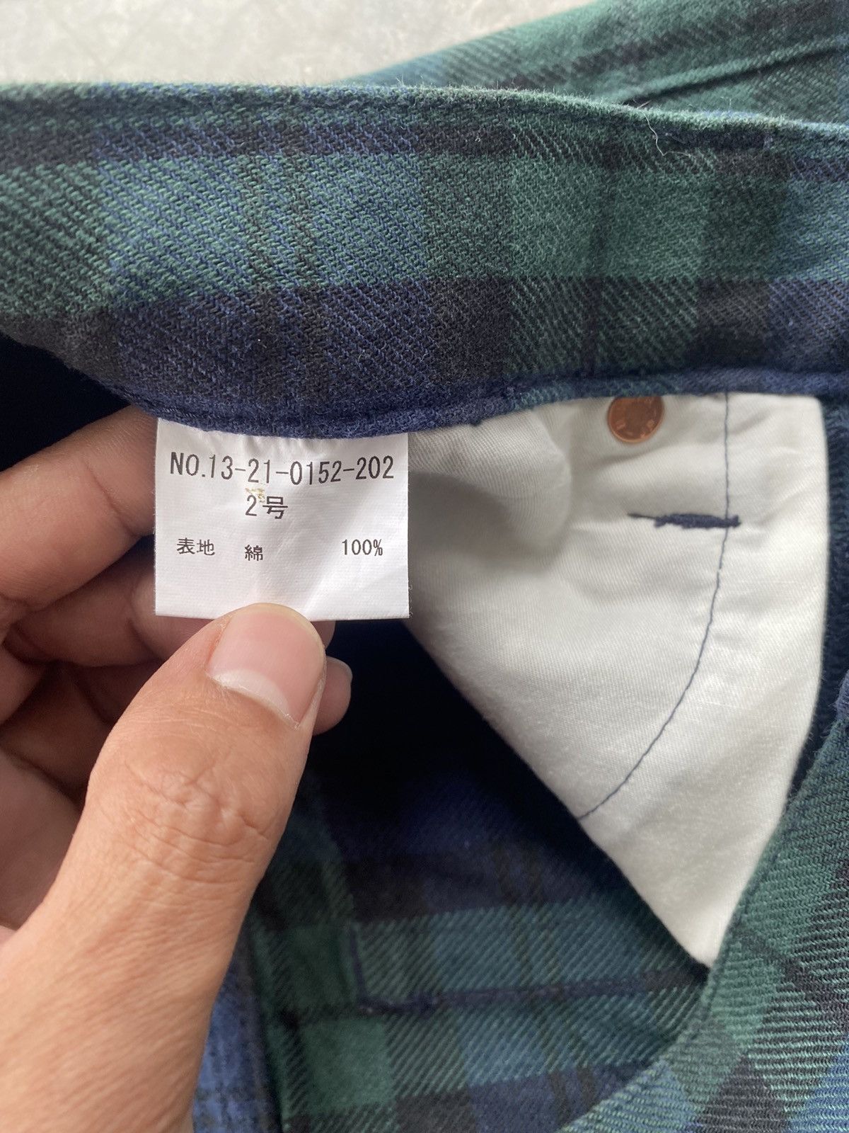 Beams Plus × Hysteric Glamour × Tornado Mart Vintage Beams Boy Japan Tartan Plaid Jeans p177 Size US 31 - 6 Thumbnail