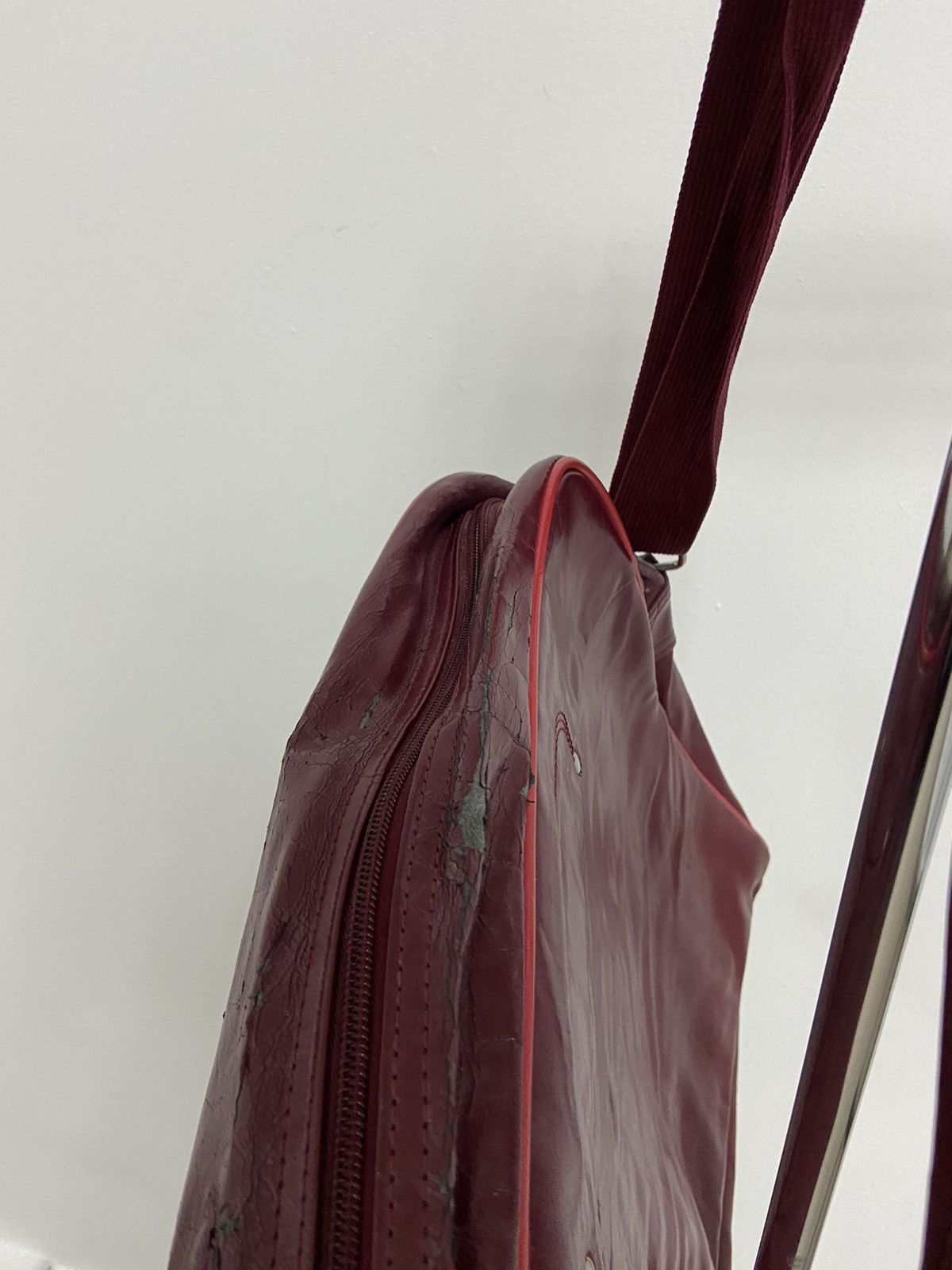 Nike × Vintage Nike Vintage Shoulder Bag Leather Big Logo Y2K Style Size ONE SIZE - 9 Thumbnail