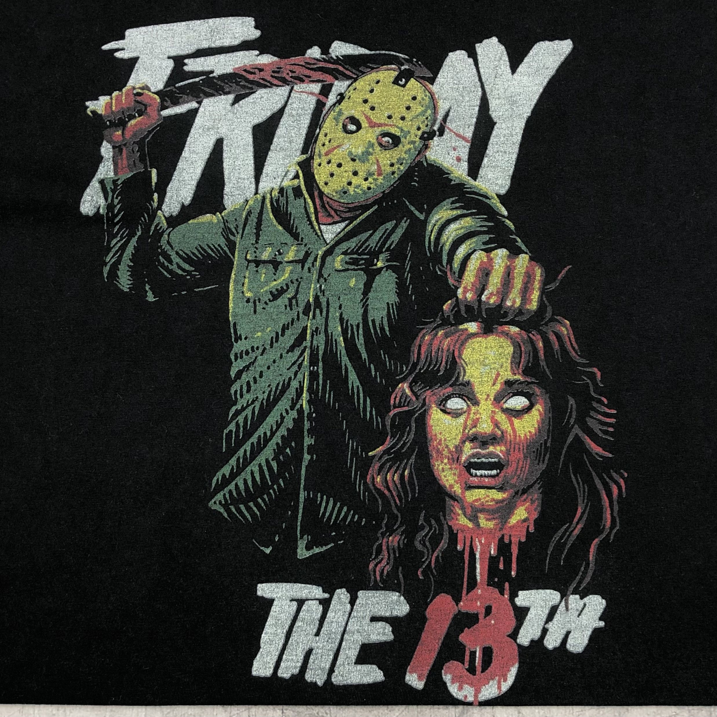 Expert Horror Friday The 13th Jason Horror Scary Tee Size US M / EU 48-50 / 2 - 2 Thumbnail