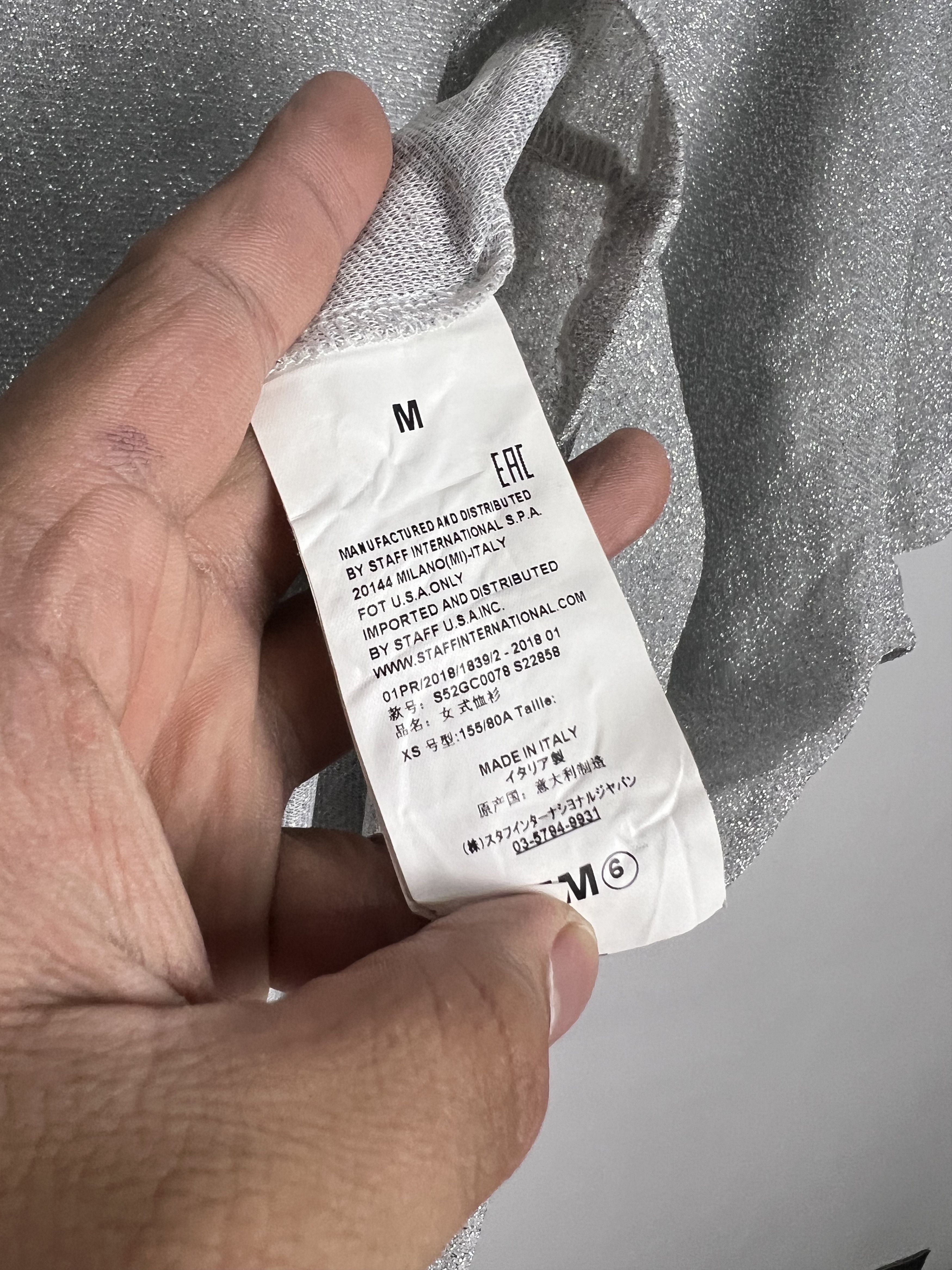 Maison Margiela Maison Margiela - Silver Mettalic Shirt Size US M / EU 48-50 / 2 - 4 Thumbnail