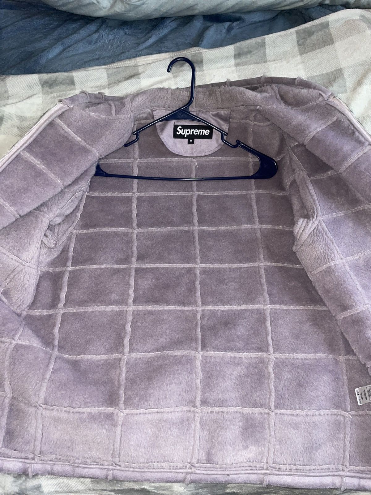 Supreme Supreme Faux Fur Suede Patchwork Hooded Jacket Size US M / EU 48-50 / 2 - 5 Thumbnail