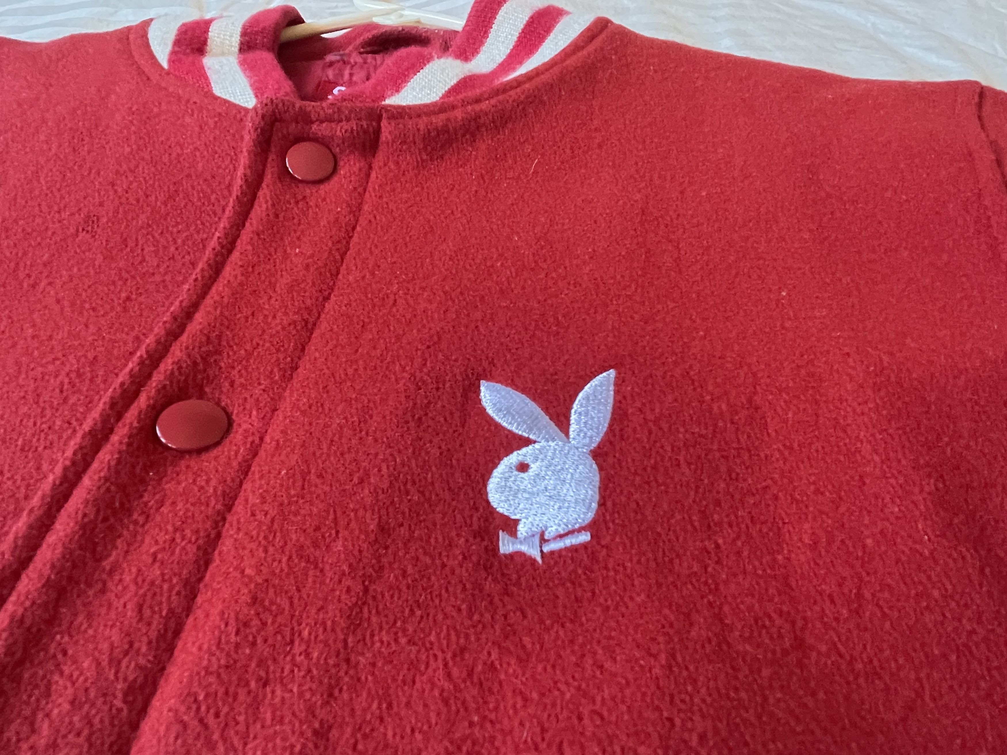 Playboy × Supreme × Travis Scott Supreme x Playboy Varsity Jacket (SIGNED BY TRAVIS SCOTT) Size US L / EU 52-54 / 3 - 9 Thumbnail