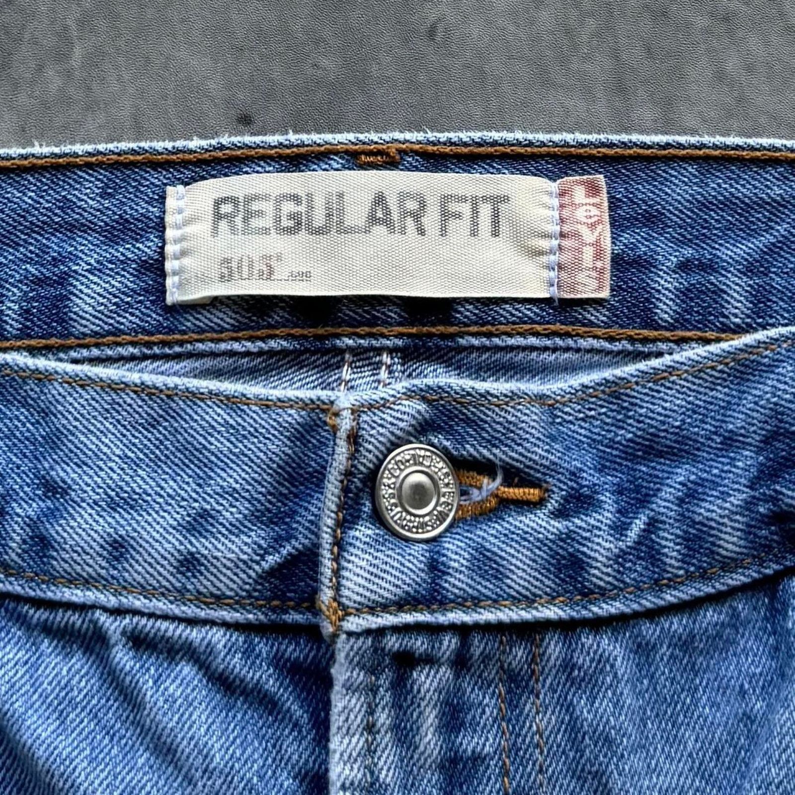 Levi's × Levi's Vintage Clothing × Vintage Vintage Y2K Levi’s 505 Regular Fit Essential Denim Jeans Size US 38 / EU 54 - 4 Thumbnail
