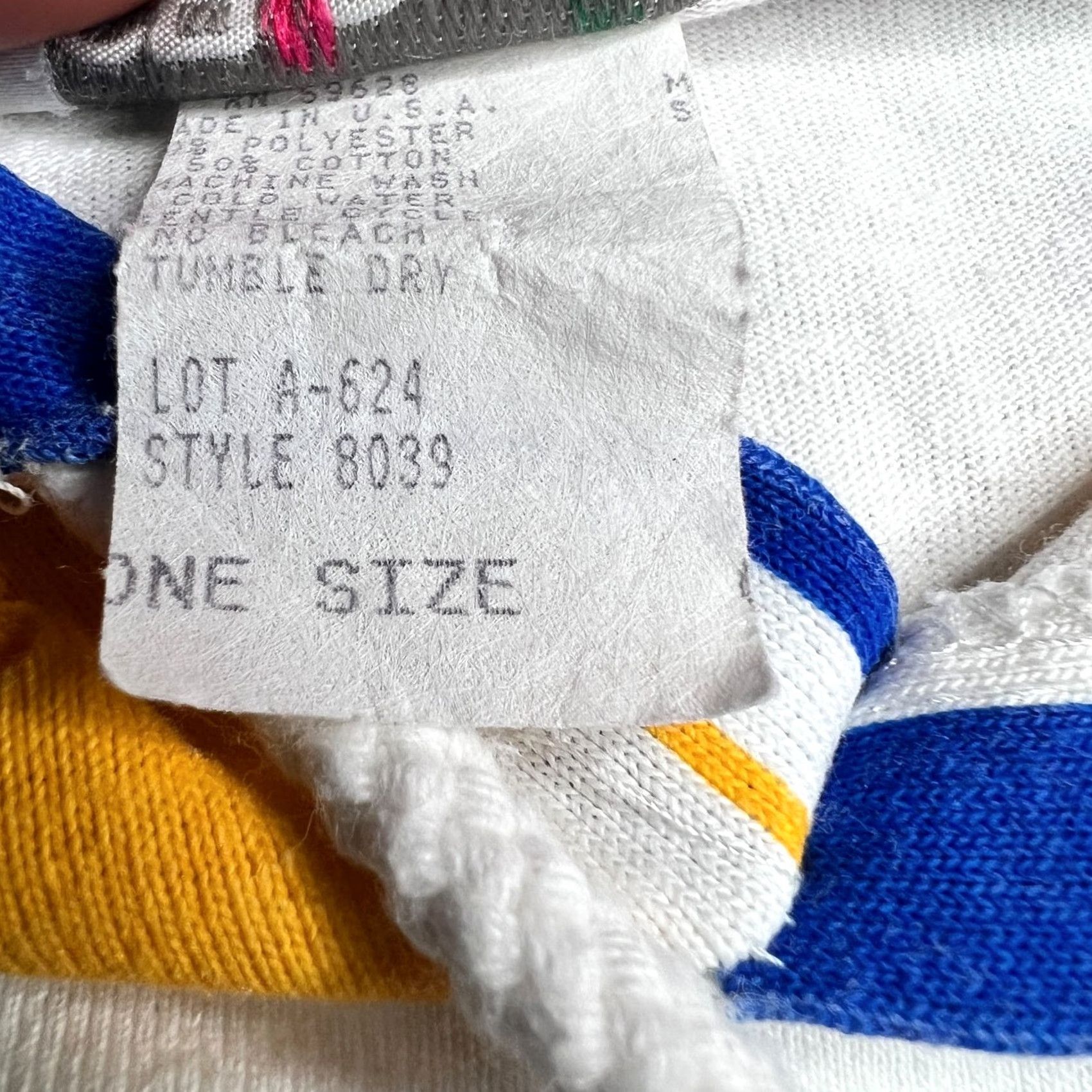 Vintage VINTAGE Cristina American Classic Hooded Long Sleeve Shirt L Mens White Striped Sleeves XL Size US L / EU 52-54 / 3 - 4 Thumbnail