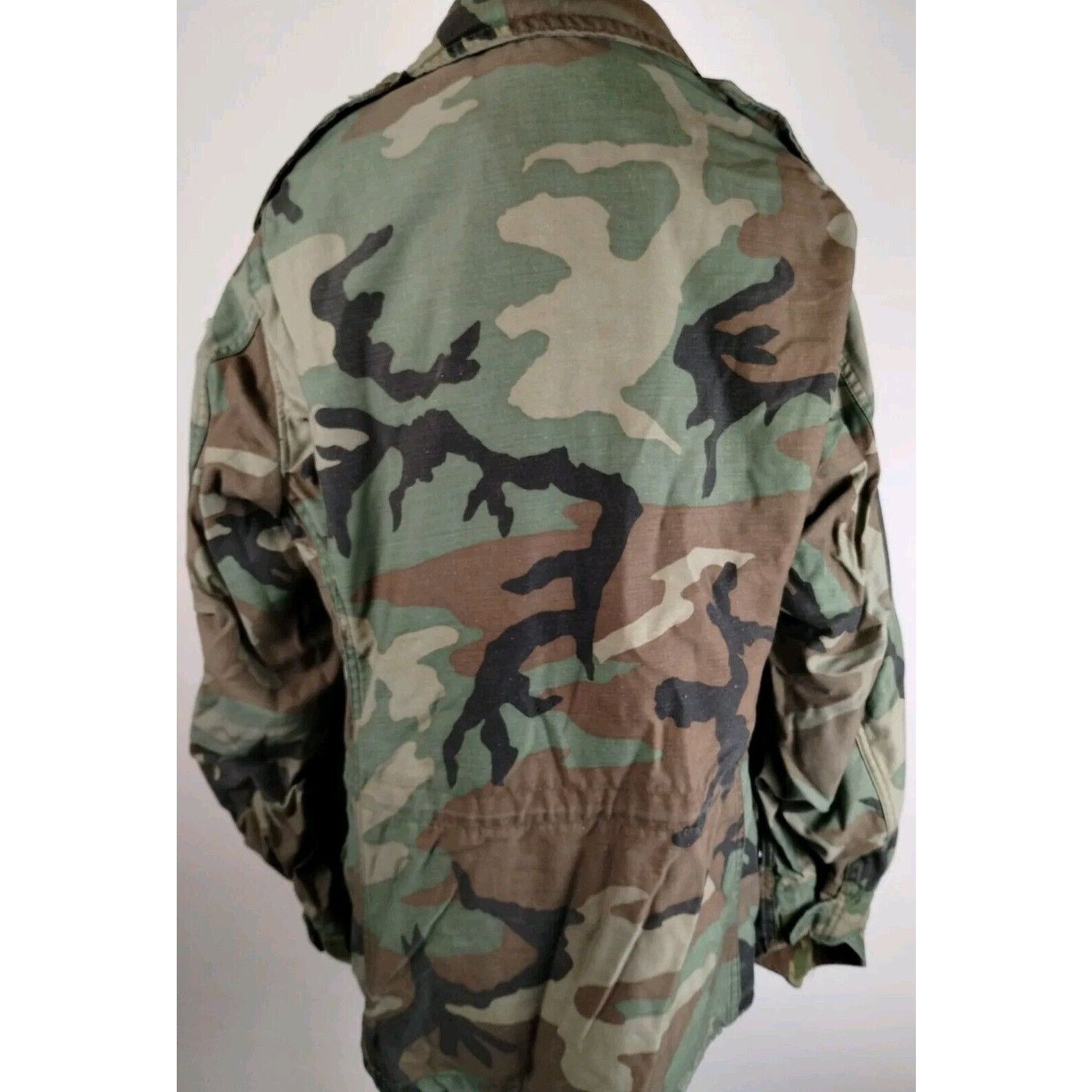 Vintage US Military Cold Weather Coat Small Wood Camo - Blemished Size US S / EU 44-46 / 1 - 2 Thumbnail