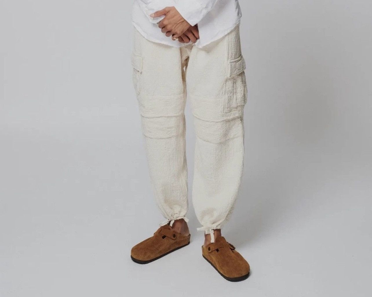 18 East Gorecki Pants - DOUBLE WEAVE JACQUARD COTTON Size US 32 / EU 48 - 1 Thumbnail