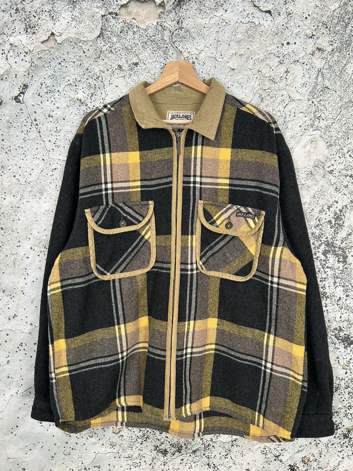Vintage Vintage Overshirt Checkered Streetwear Rap Baggy Skate 90s Size US L / EU 52-54 / 3 - 1 Thumbnail