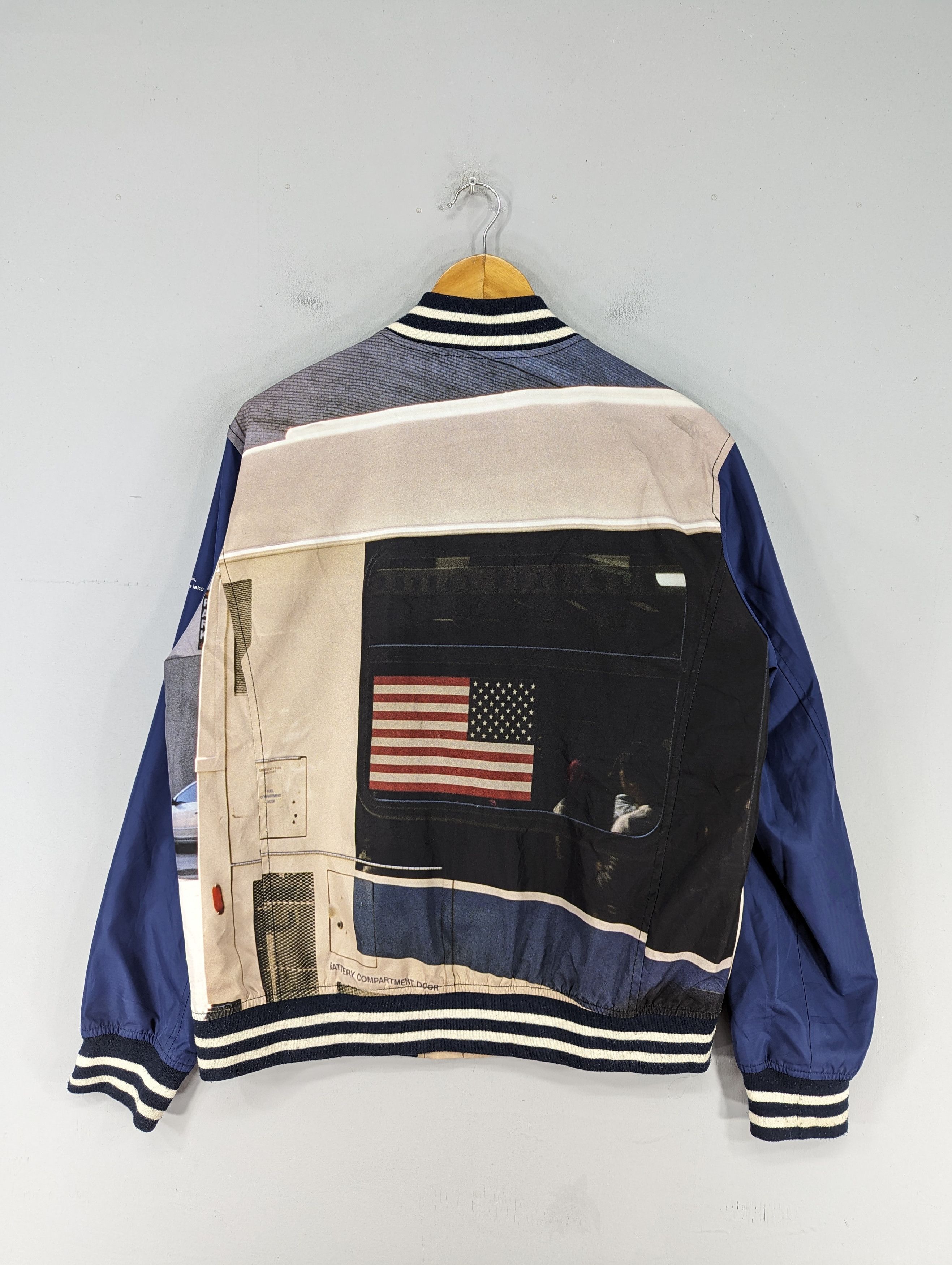 thisisneverthat 🔥RARE🔥Thisisneverthat Overprint Snap Button Varsity Jacket Size US M / EU 48-50 / 2 - 14 Thumbnail