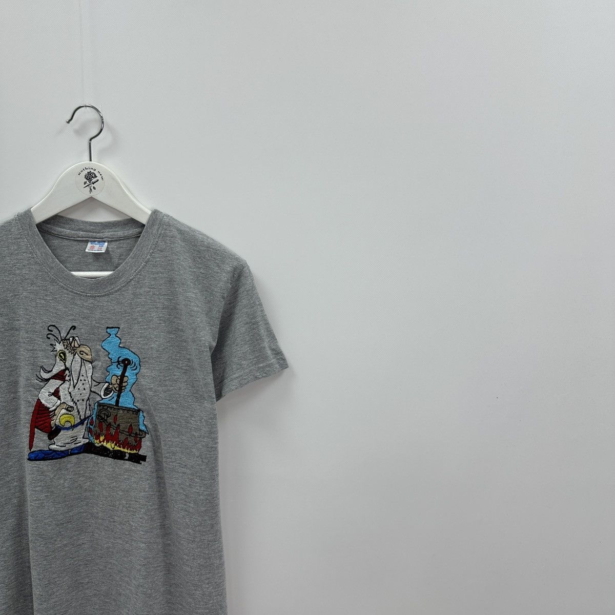 Vintage Vintage 00s Natosaphix Asterix & Obelix embroidered logo tee Size US M / EU 48-50 / 2 - 2 Thumbnail