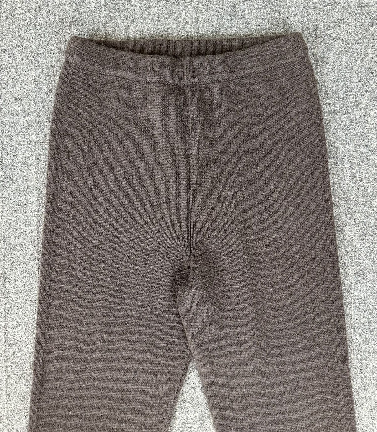 Yohji Yamamoto Yohji Yamamoto - 2007 Main Line Knit Wool Flared Sweat Pants Size 28" / US 6 / IT 42 - 5 Thumbnail