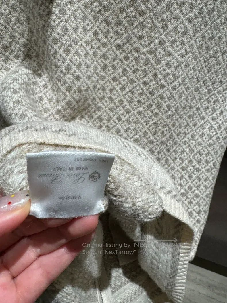 Loro Piana Loro Piana Snowflake Pattern Cashmere Cardigan Size XS / US 0-2 / IT 36-38 - 7 Thumbnail