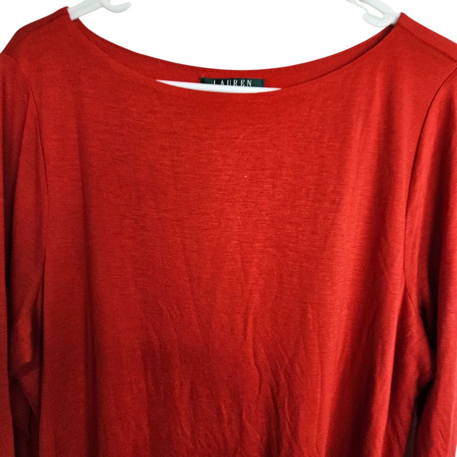 Lauren Ralph Lauren Lauren Ralph Lauren Womens Blouse Holiday Stretch Classic XL Size XL / US 12-14 / IT 48-50 - 2 Thumbnail
