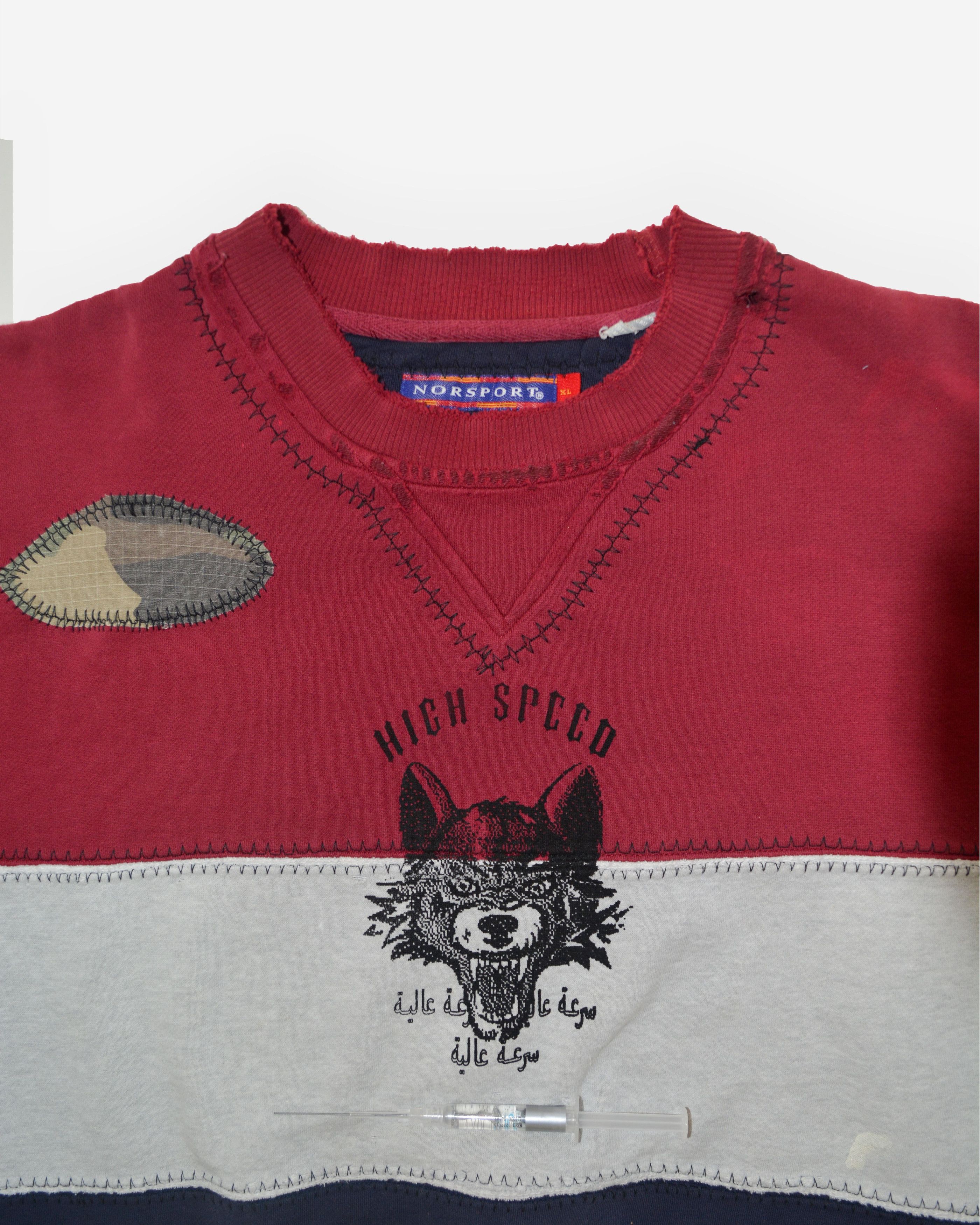 Vintage Beaten Hockey Crewneck Size US M / EU 48-50 / 2 - 4 Thumbnail