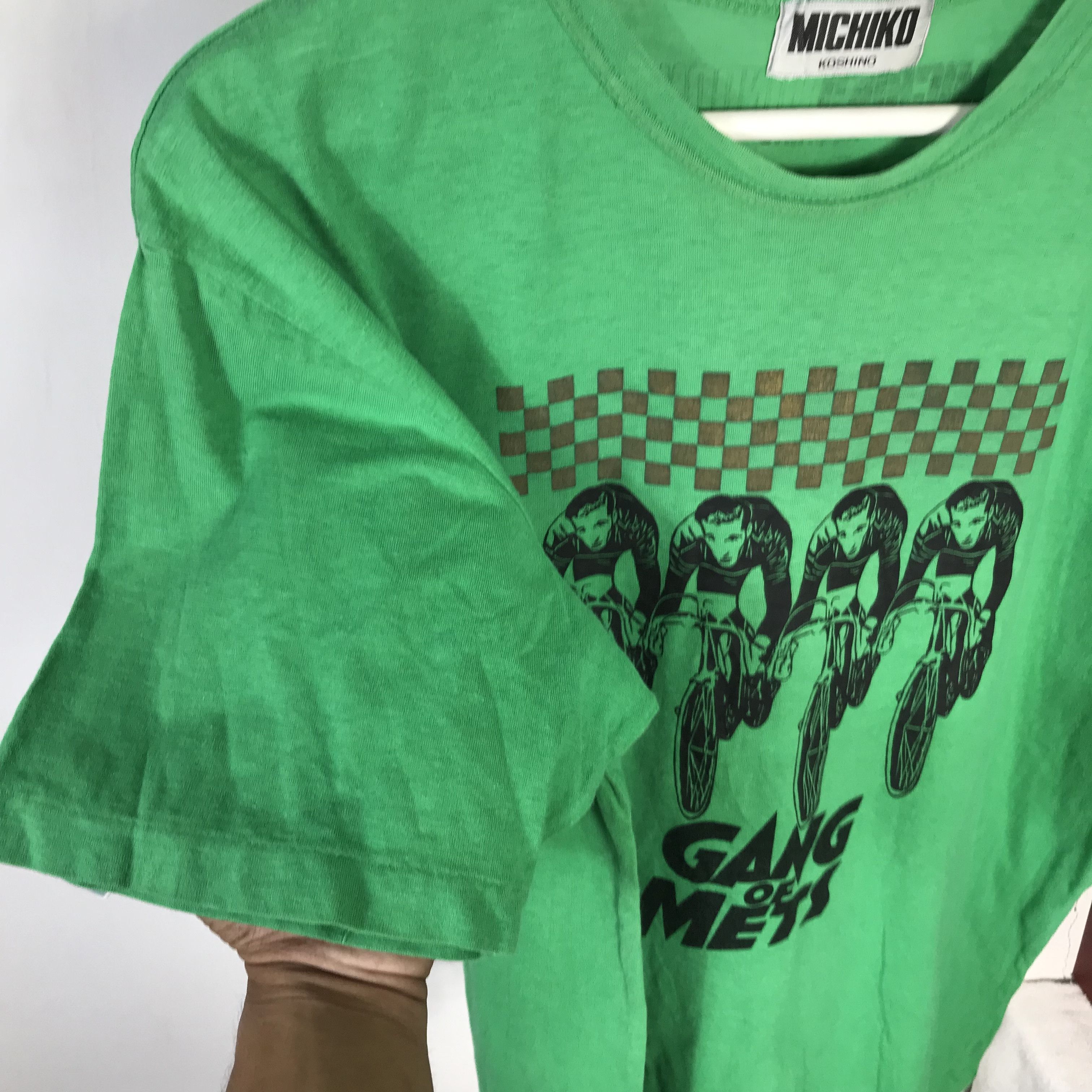 Michiko Koshino London Vintage Michiko Koshino gang of mets men bicycle phototee Size US L / EU 52-54 / 3 - 4 Thumbnail