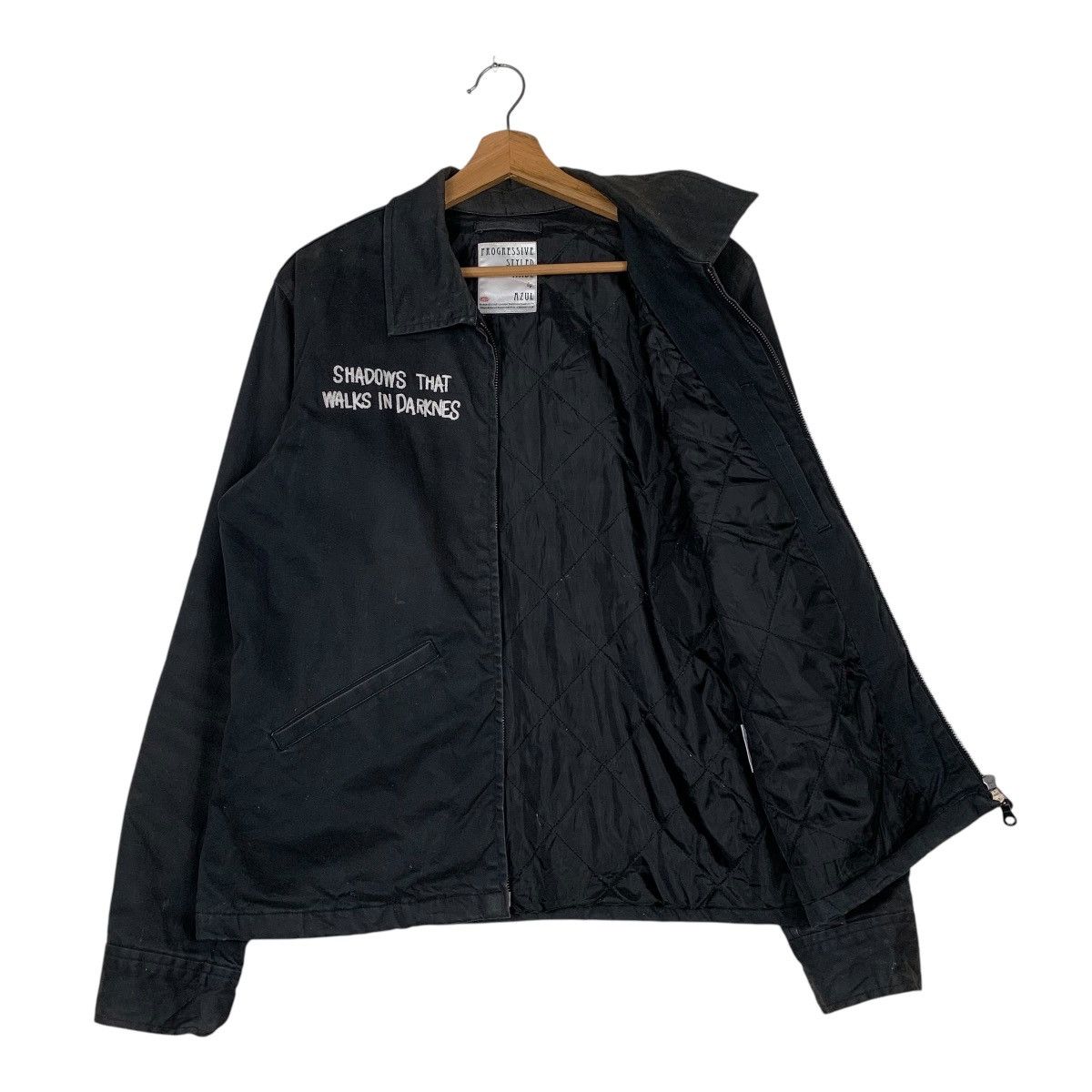 Japanese Brand Azul Tumbling Jagger Casual Zipper Jacket Size US L / EU 52-54 / 3 - 9 Thumbnail