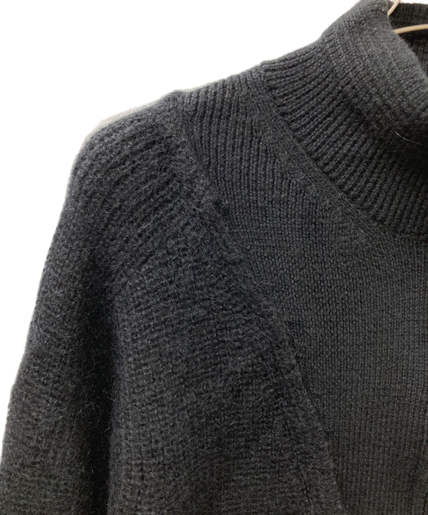 Yohji Yamamoto Yohji Yamamoto pour homme Wool nylon knit zip jacket Size US L / EU 52-54 / 3 - 4 Thumbnail