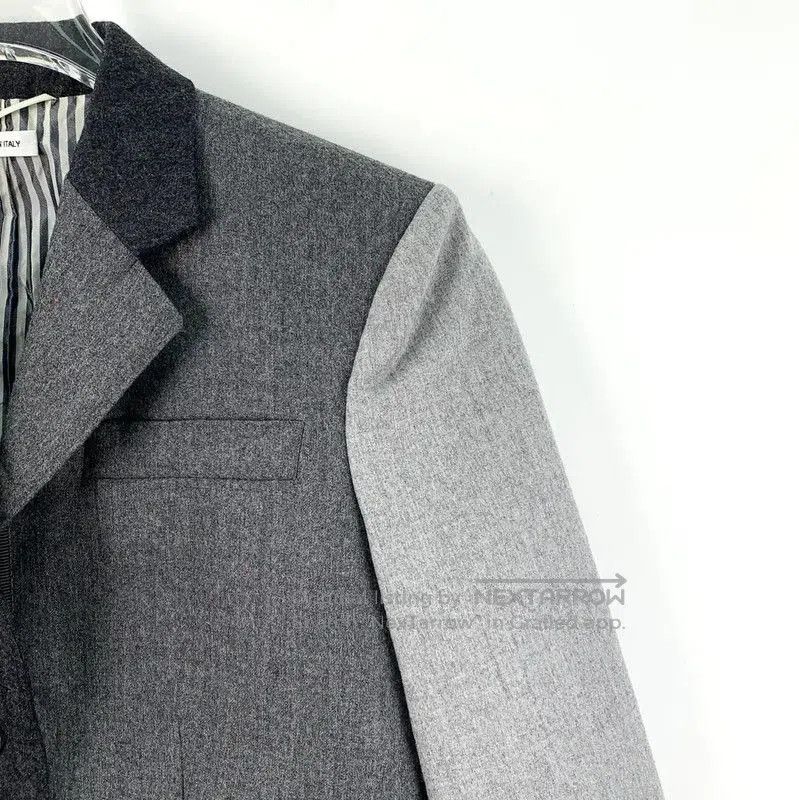Thom Browne Thom Browne Women's Gray Wool Jacket . Size S / US 4 / IT 40 - 3 Thumbnail