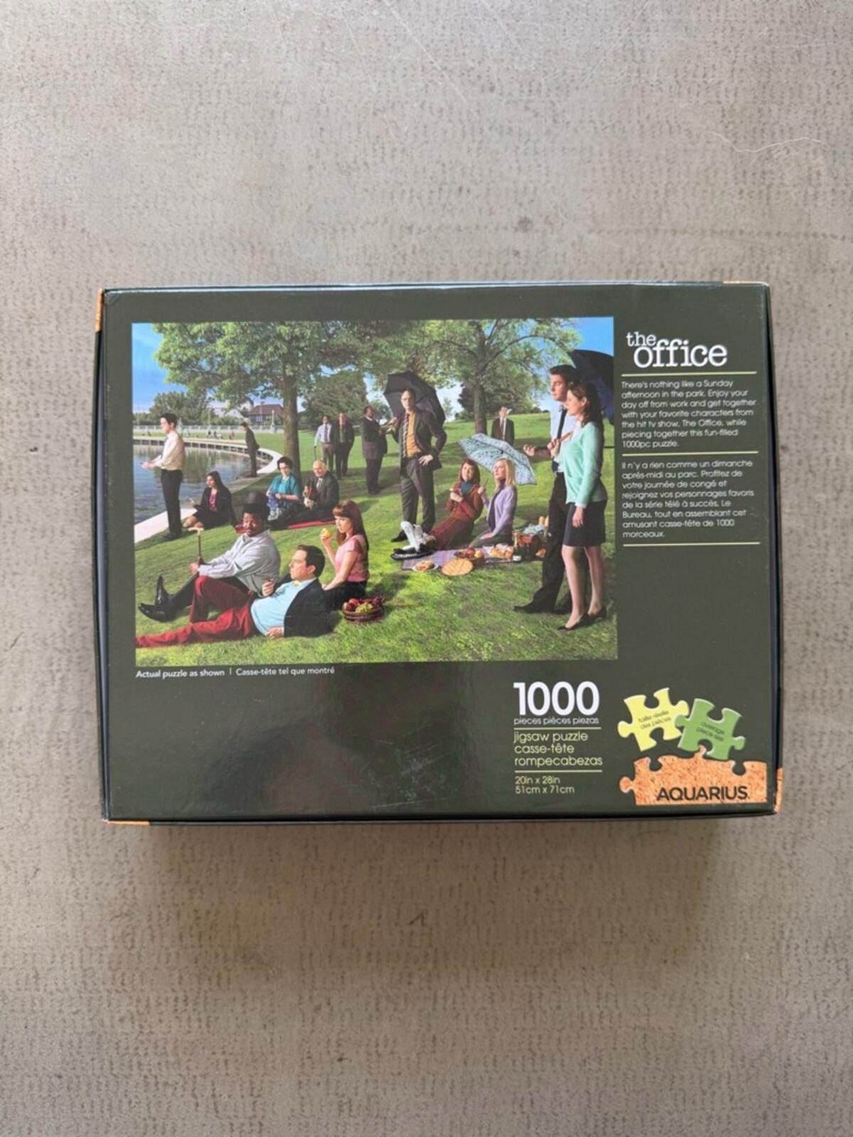 Other Aquarius / The Office Puzzle / 1000 Piece / NBC TV Show Size ONE SIZE - 9 Thumbnail