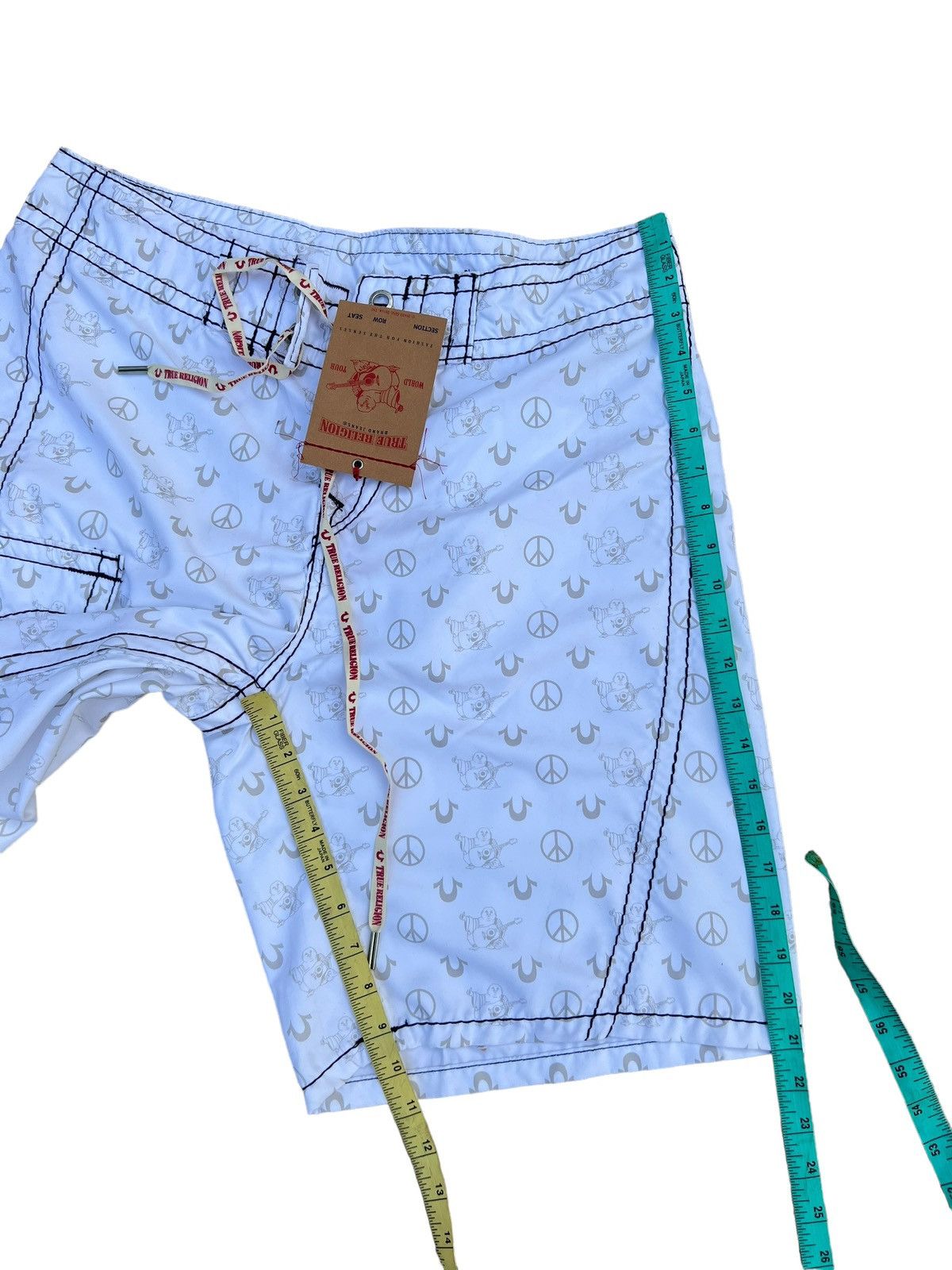 True Religion Vintage NWT True Religion Swim Wear Monogram Surf Short Pant Size US 34 / EU 50 - 5 Thumbnail