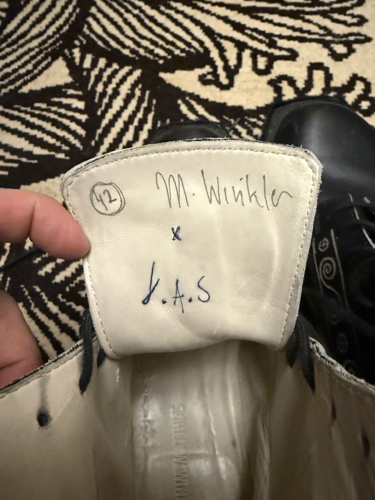 John Alexander Skelton JAS x Matthias Winkler Engraved boots Size US 9 / EU 42 - 4 Thumbnail