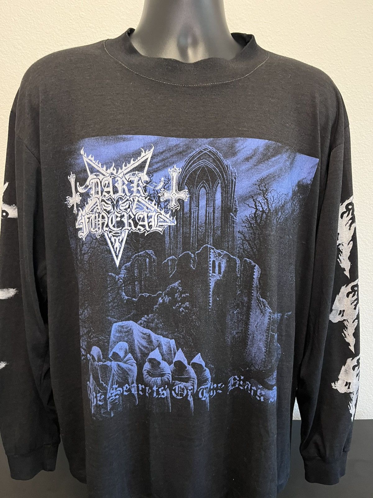 Band Tees × Vintage Dark funeral shirt the secrets of the black arts vintage 90s Size US L / EU 52-54 / 3 - 3 Thumbnail