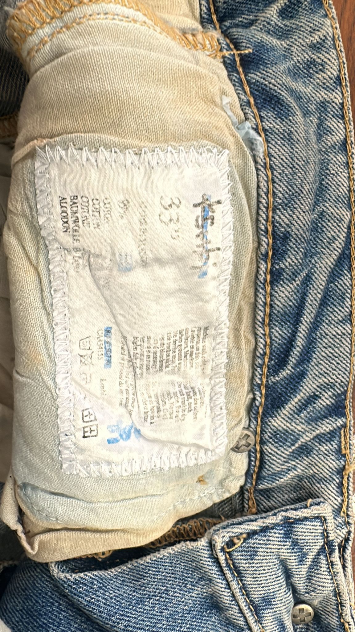 Ksubi Ksubi Van Winkle Heritage Repair Jeans Size 33 Size US 33 - 8 Thumbnail
