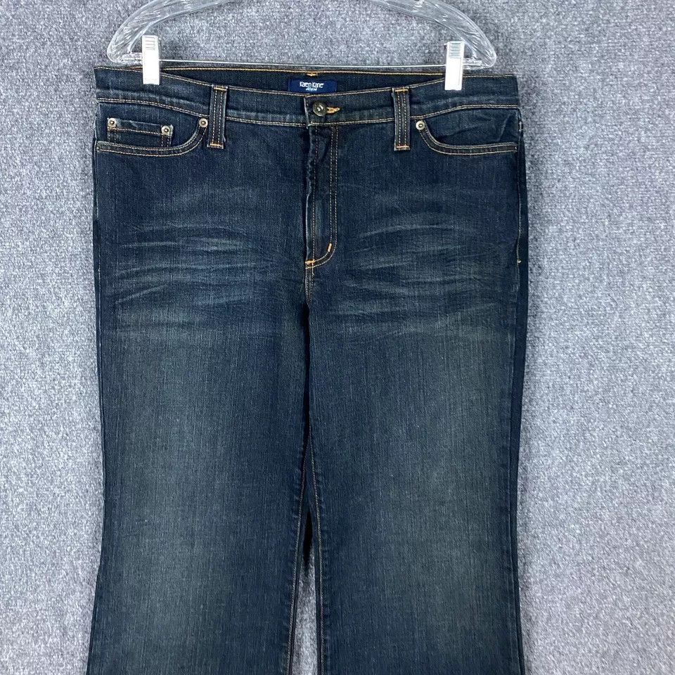 Other Karen Kane Denim Jeans Women's Size 16 Flared Leg Zipper Fly Size 38" / US 16 / IT 52 - 2 Thumbnail