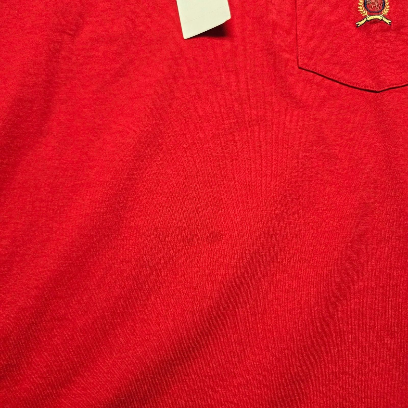 Other Tommy Hilfiger Polo 100% Cotton Red Large Short Sleeve Shirt Size US L / EU 52-54 / 3 - 3 Thumbnail
