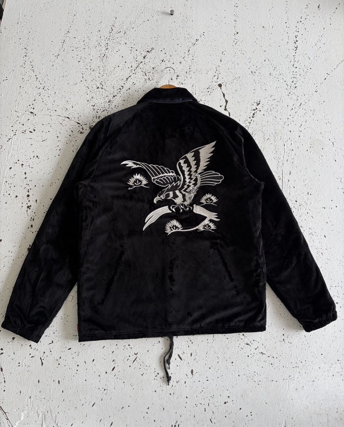 Levi's Levi's Reversible Light Velor Big Eagle Sukajan Coach Jacket Size US M / EU 48-50 / 2 - 3 Thumbnail