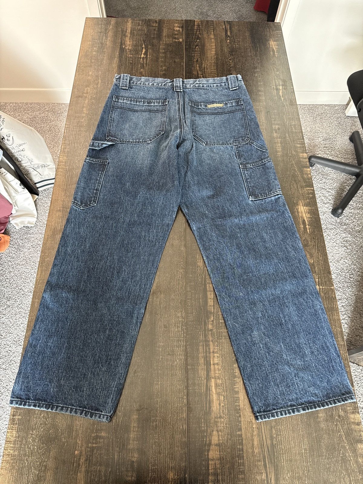 Chrome Hearts Chrome Hearts Straight Leg Blue Jeans Size US 34 / EU 50 - 2 Thumbnail