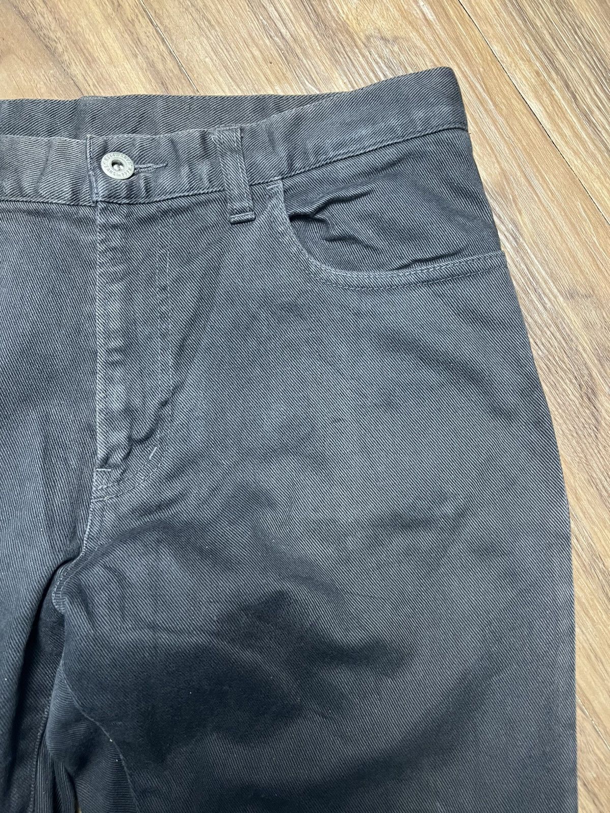 PPFM PPFM Japanese Brand Dark Grey Faded Denim Jeans (40) Size US 31 - 6 Thumbnail