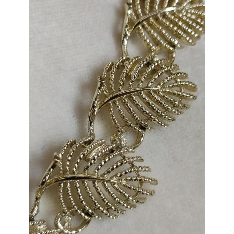 Other Vintage Women's Beautiful Gold Tone LISNER Leaf Necklace Size ONE SIZE - 18 Thumbnail