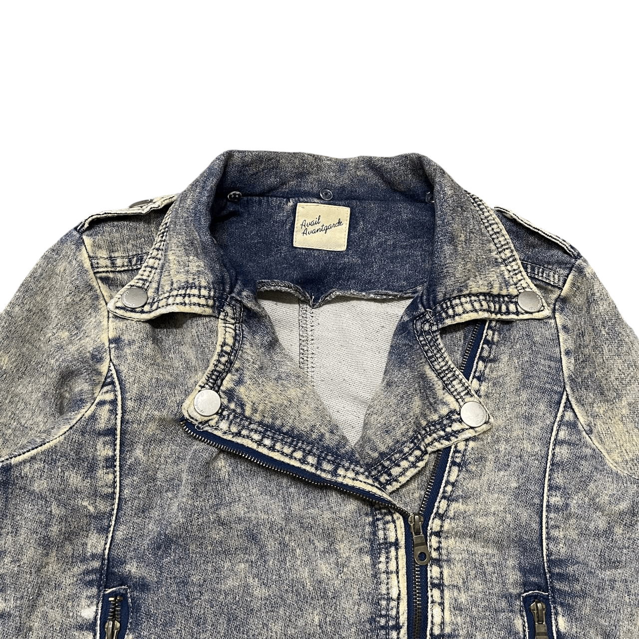 Japanese Brand Vintage Avail Avant Garde Motorcycle Distressed Jacket Size L / US 10 / IT 46 - 2 Thumbnail