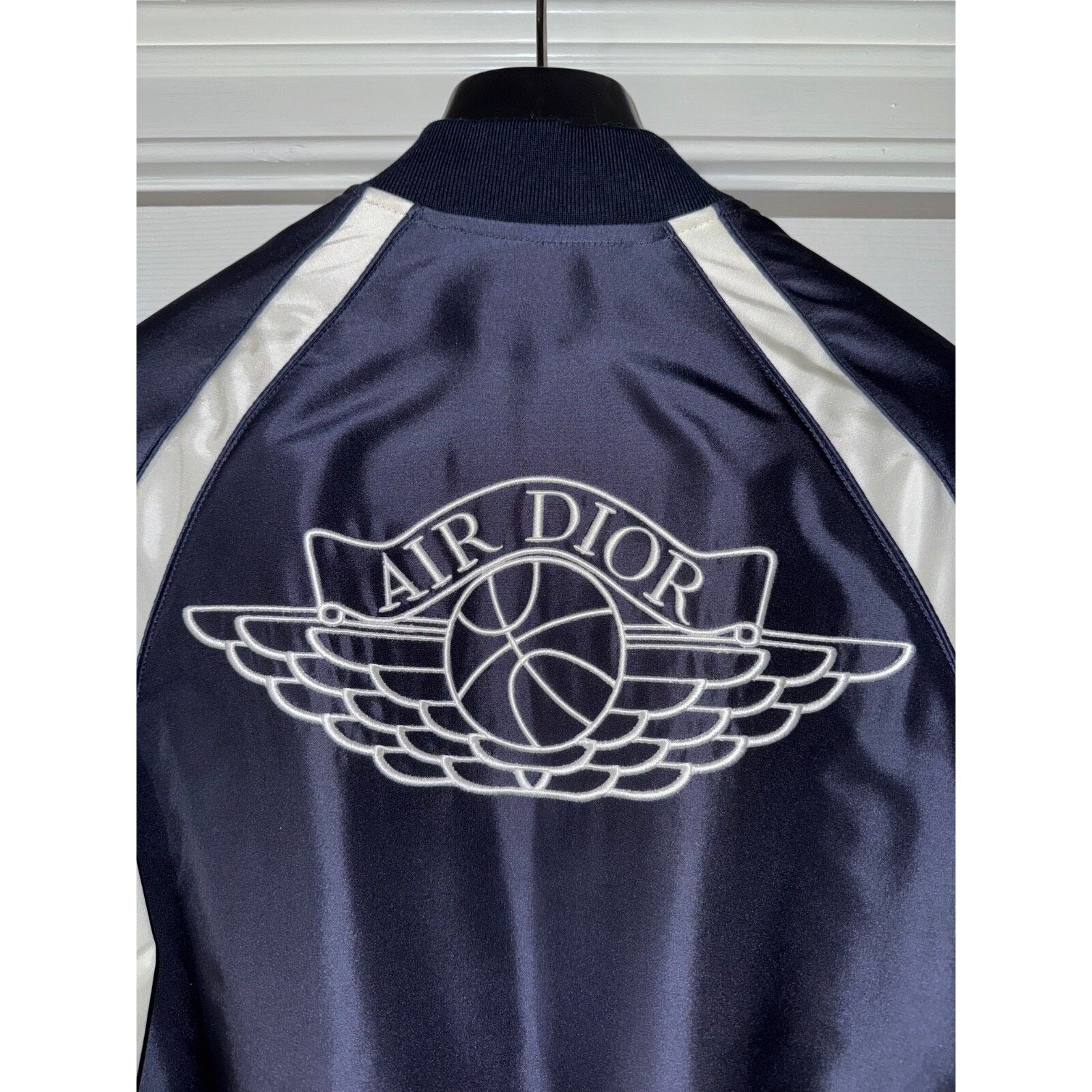 Dior Dior Air Logo Silk Rare Zip Up Zipper Bomber Jacket 48 Size US M / EU 48-50 / 2 - 7 Thumbnail
