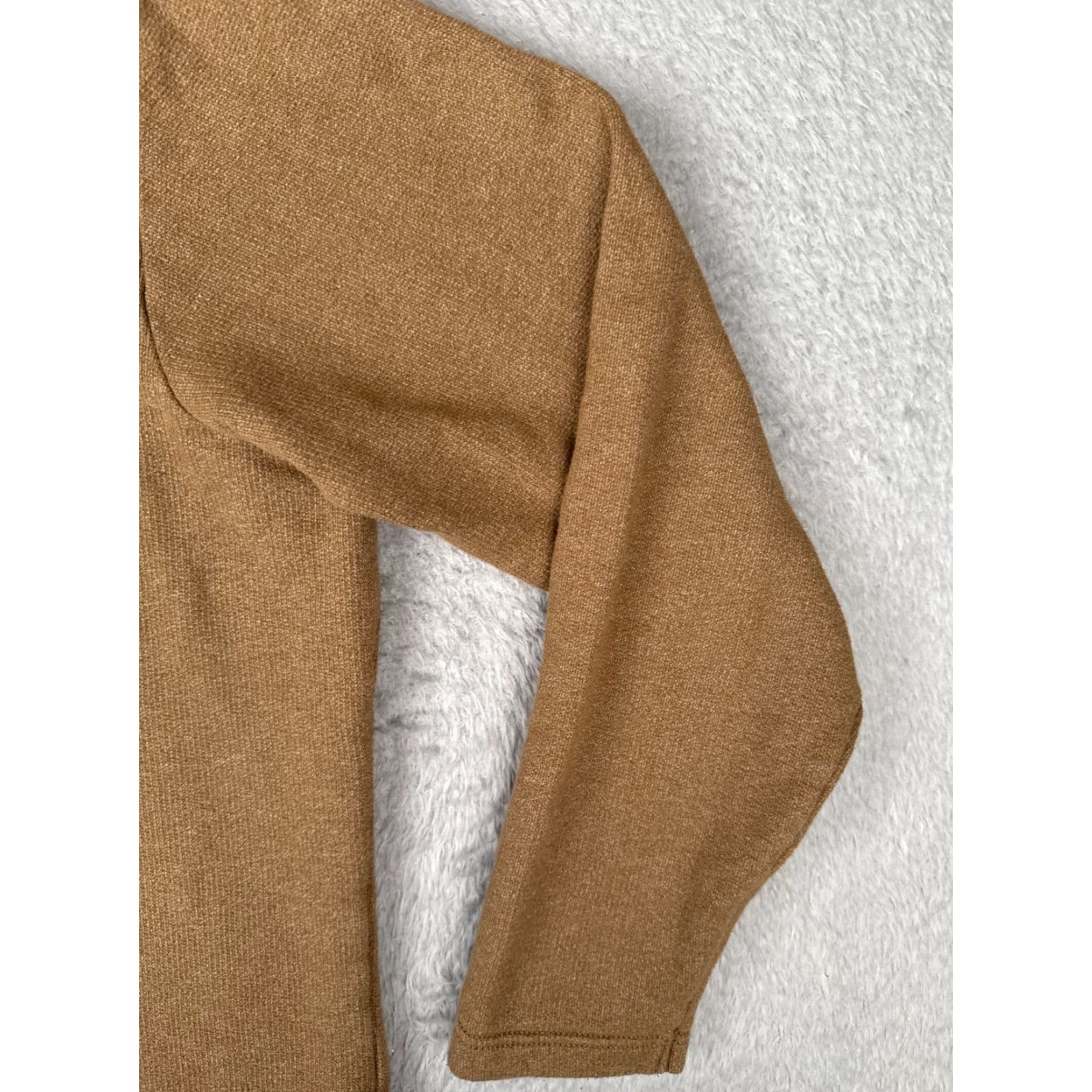 Vintage Columbia Sweater Mens XL Brown 1/4 Zip Pullover Hike Winter Outdoor Casual Mock Neck Long Sleeve Knit Logo Size US XL / EU 56 / 4 - 2 Thumbnail