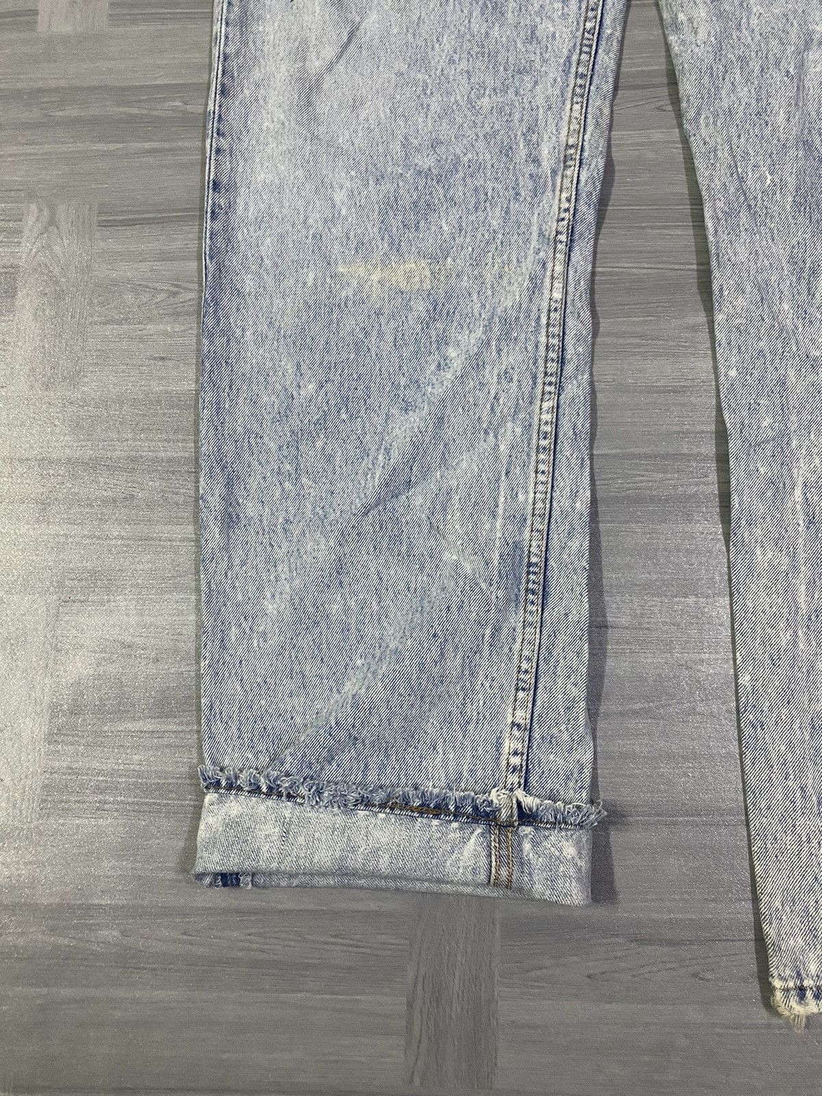 Levi's Vintage USA Levis 501 Distressed Light Wash Jeans Size US 40 / EU 56 - 7 Thumbnail