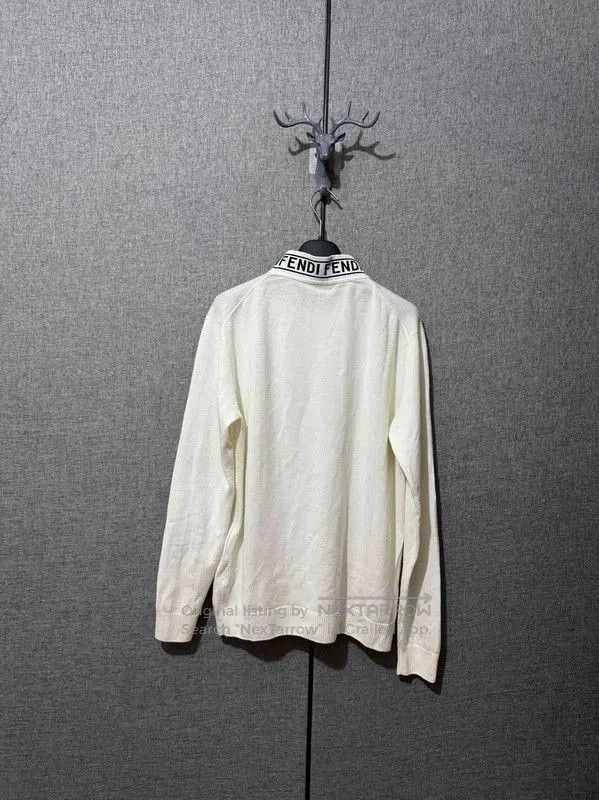 Fendi Fendi Men's Wool Logo Knit Sweater . Size US M / EU 48-50 / 2 - 2 Thumbnail