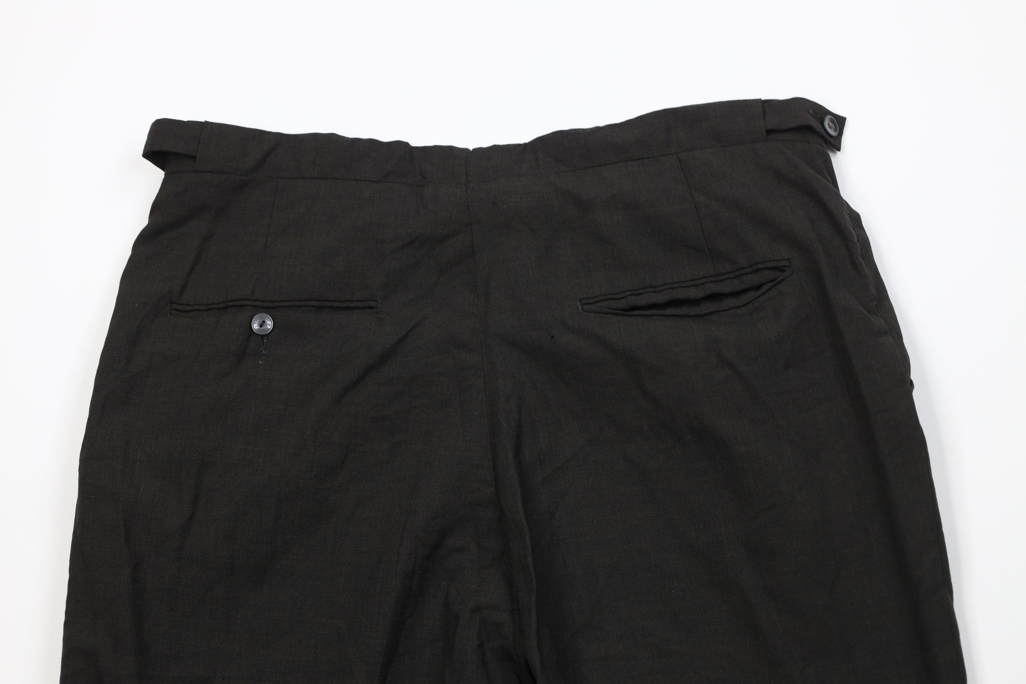 Vintage Vintage 50s Hollywood Regency Gabardine Knit Chino Pants USA Size US 32 / EU 48 - 11 Thumbnail
