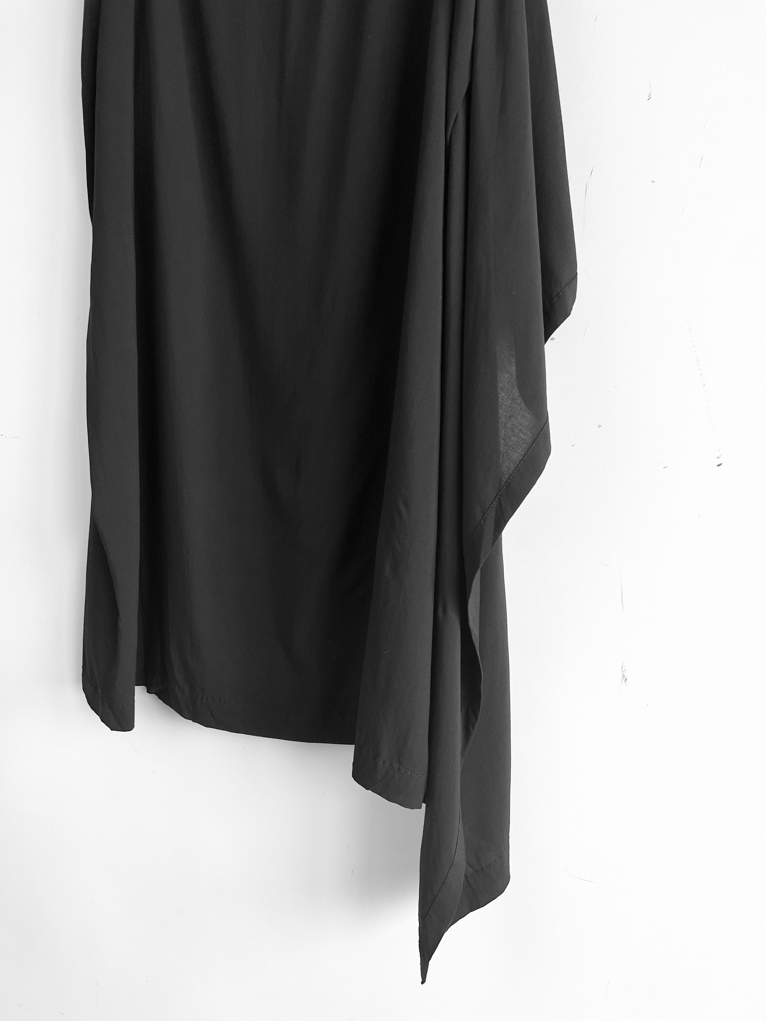 Yohji Yamamoto Yohji Yamamoto Femme - Rayon Asymmetrical Draped Skirt Size 30" / US 8 / IT 44 - 3 Thumbnail