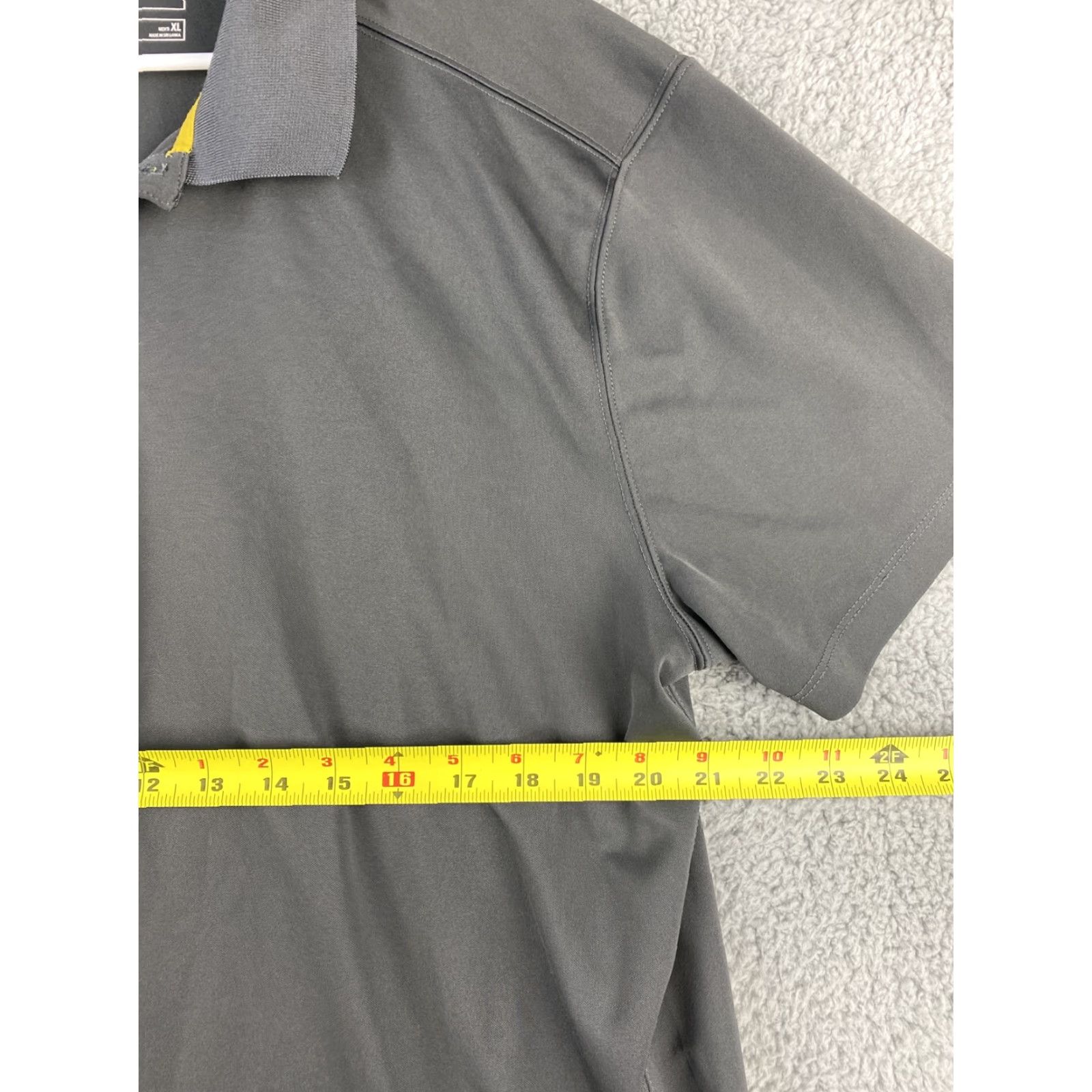 Eddie Bauer Eddie Bauer Polo Shirt Mens Gray XL Short Sleeve Active Solid 37-39 Polo Golf All Seasons Regular Logo Shirt Size US XL / EU 56 / 4 - 5 Thumbnail