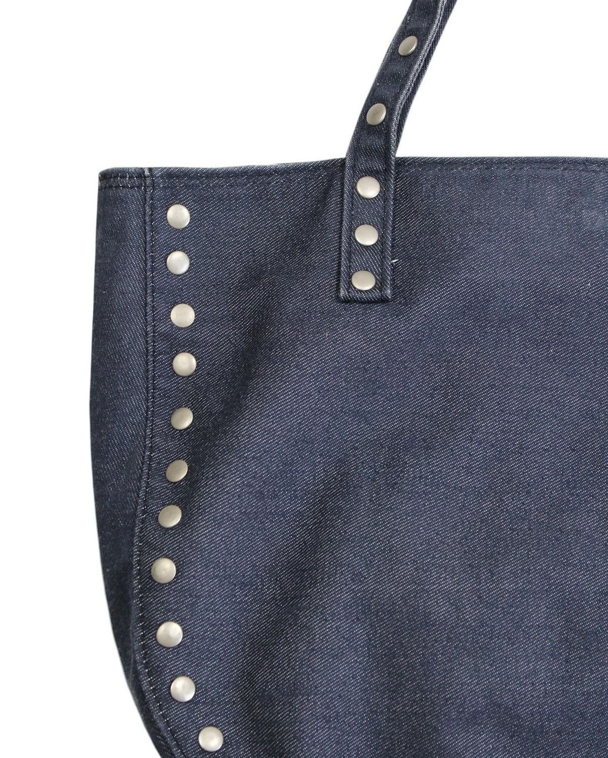 Hysteric Glamour 2000S LE COEUR BLANC RIVET SOUL DENIM TOTE BAG Size ONE SIZE - 4 Thumbnail