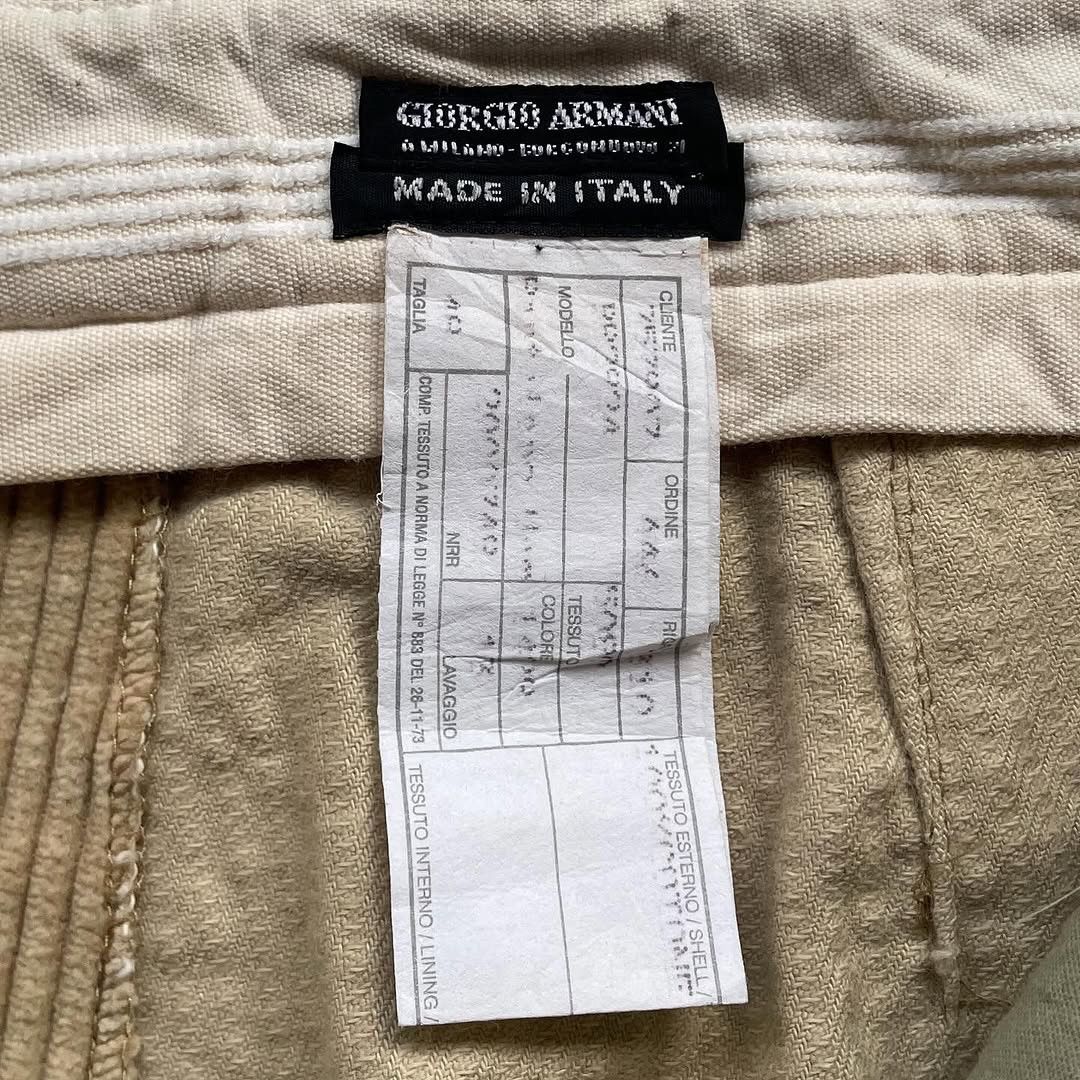Giorgio Armani FINAL DROP‼️Archive Giorgio Armani Corduroy Wide Baggy Pants Size US 32 / EU 48 - 10 Thumbnail