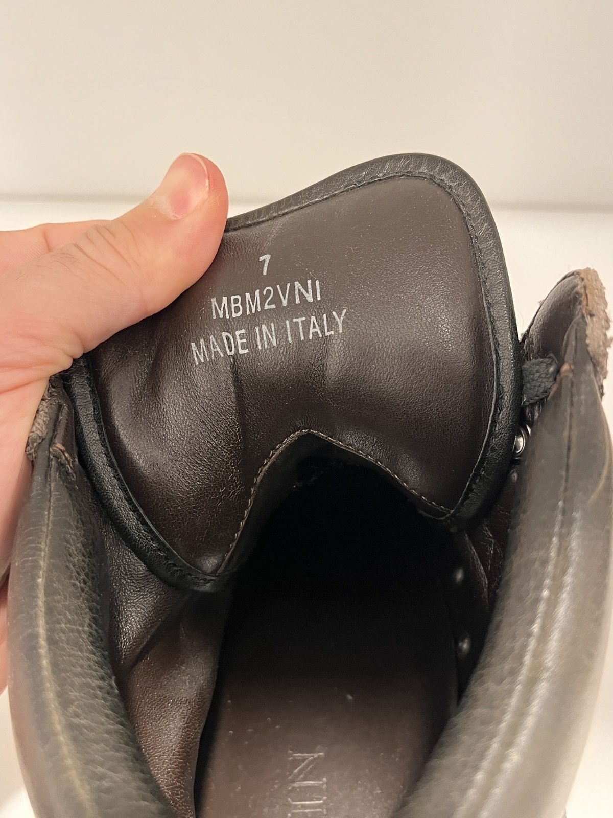 Lanvin Lanvin Mixed-Media High-Top Sneakers Size US 8 / EU 41 - 8 Thumbnail