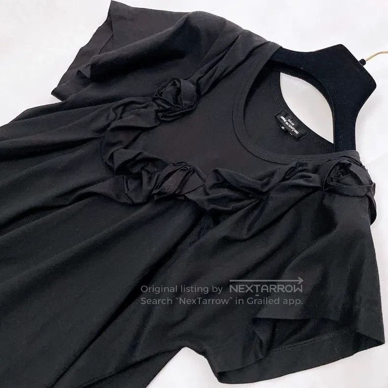 Comme des Garcons Comme Des Garcons Pinched rose short sleeves Size S / US 4 / IT 40 - 3 Thumbnail