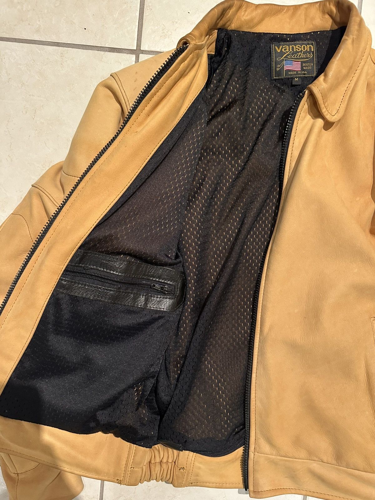 Vanson Leathers Yellow Vanson Leathers Motorcycle Jacket Size US M / EU 48-50 / 2 - 3 Thumbnail