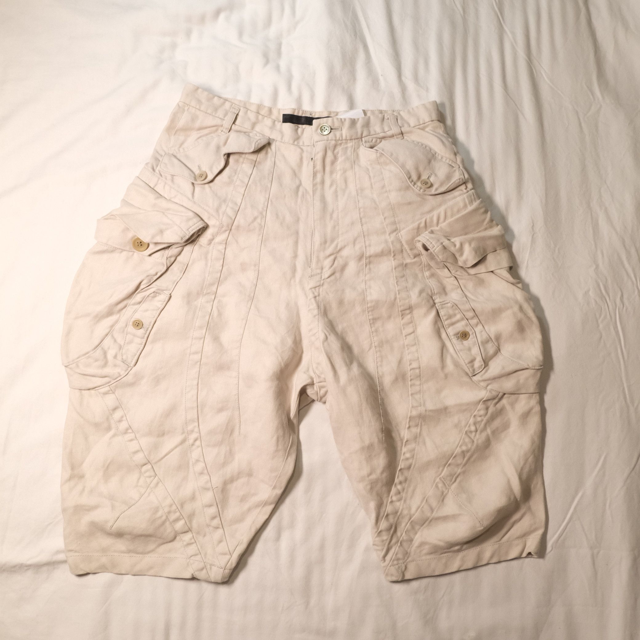 Julius Julius Gas Mask Cargo Shorts Size US 29 - 1 Thumbnail
