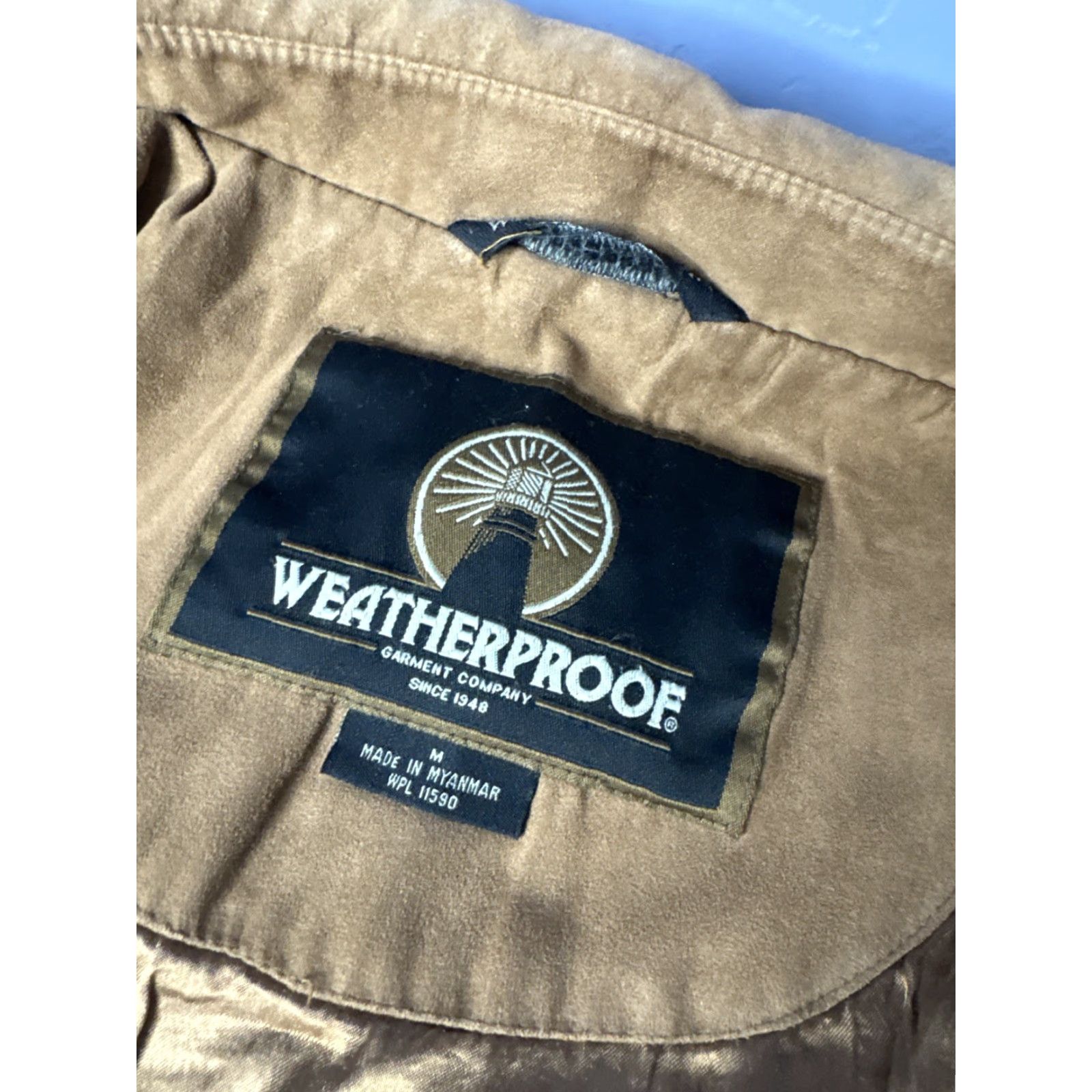 Weatherproof Weatherproof Men's Brown Faux Suede Size M Full Zip Jacket Jerry Seinfeld Jacket Size US M / EU 48-50 / 2 - 4 Thumbnail