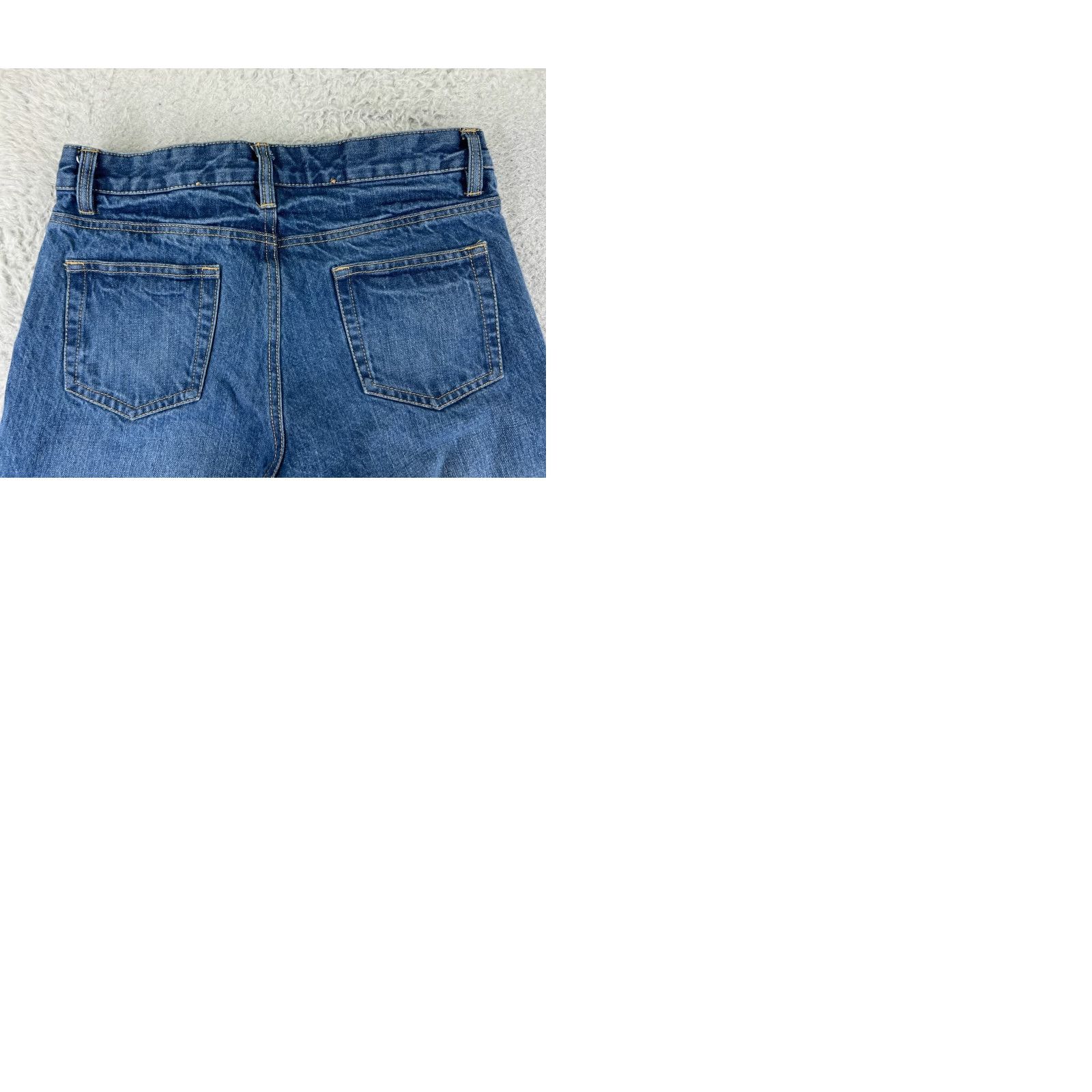 Vintage Colza Pants Womens Small 100% Cotton Mid Rise Medium Wash Zip Fly 26x26 Size 28" / US 6 / IT 42 - 10 Thumbnail