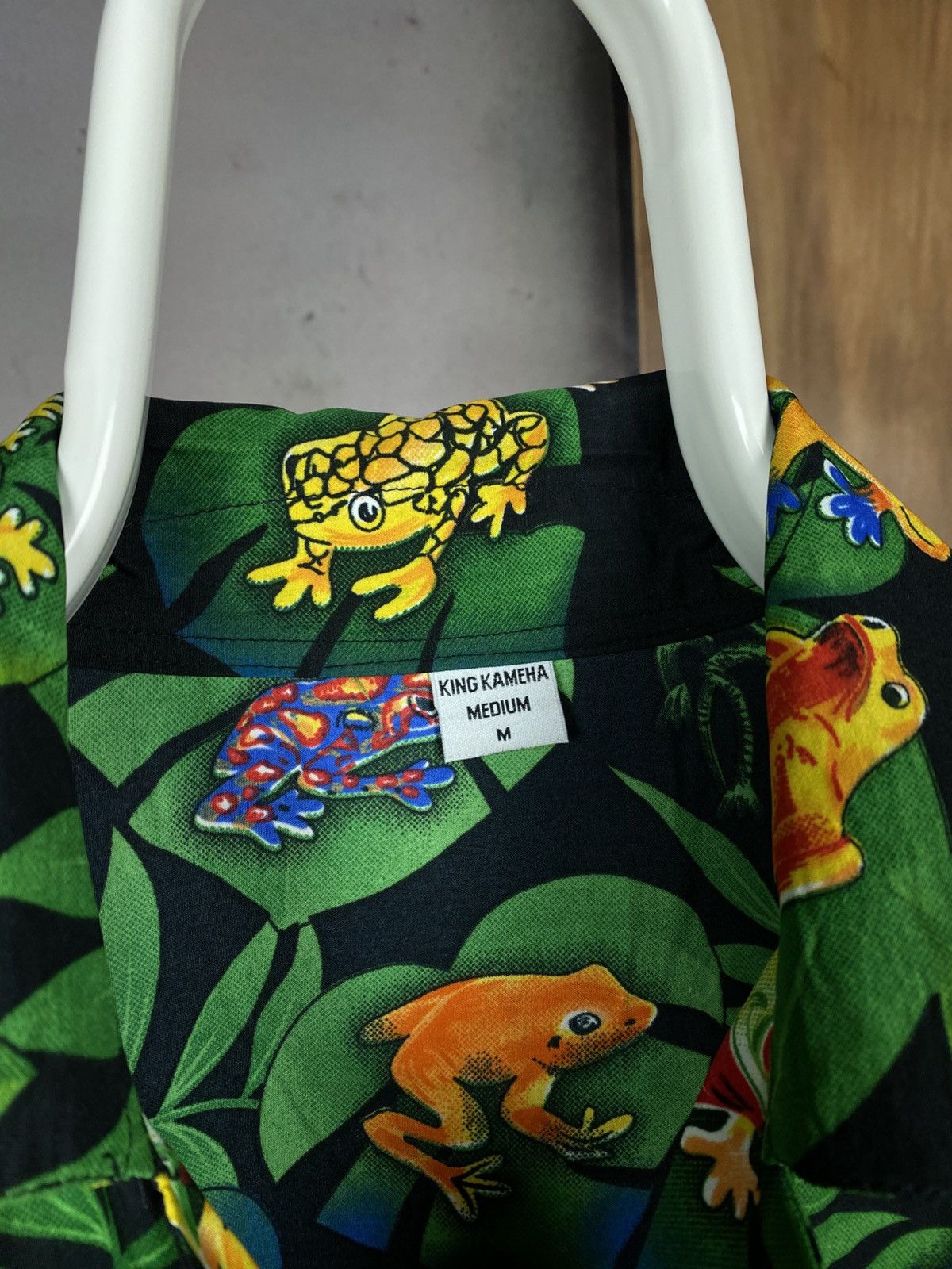 Vintage 🐸Vintage Shirt Short Sleeve Toads Hawaiian Overprint Tee🐸 Size US M / EU 48-50 / 2 - 9 Thumbnail